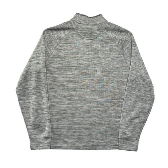 Greg Norman Men's Ambertex Heather Gray 1/4 Zip Golf Pullover - Picture 6 of 11